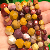 Mookaite Stone Faceted Spacer Beads 15'' 6 8 10mm