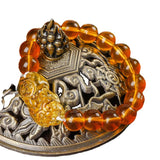 Moonstone Bead Tibetan Buddha Citrine Pixiu Bracelet Men Couples