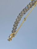Moonstone Elephant Charm Bracelet for Health Protection