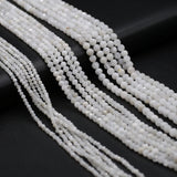 Moonstone Agate Beads Faceted Round Spacer Loose Beaded DIY Jewerly