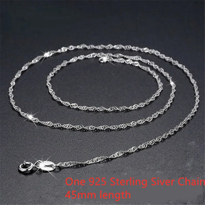 925 Silver Moonstone Pendant Oval Necklace AAAAAA