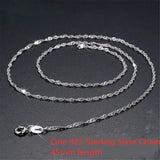 925 Silver Moonstone Pendant Oval Necklace AAAAAA