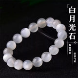 Moonstone Bracelet Crystal Stretch Beads AAAAA 7-12mm