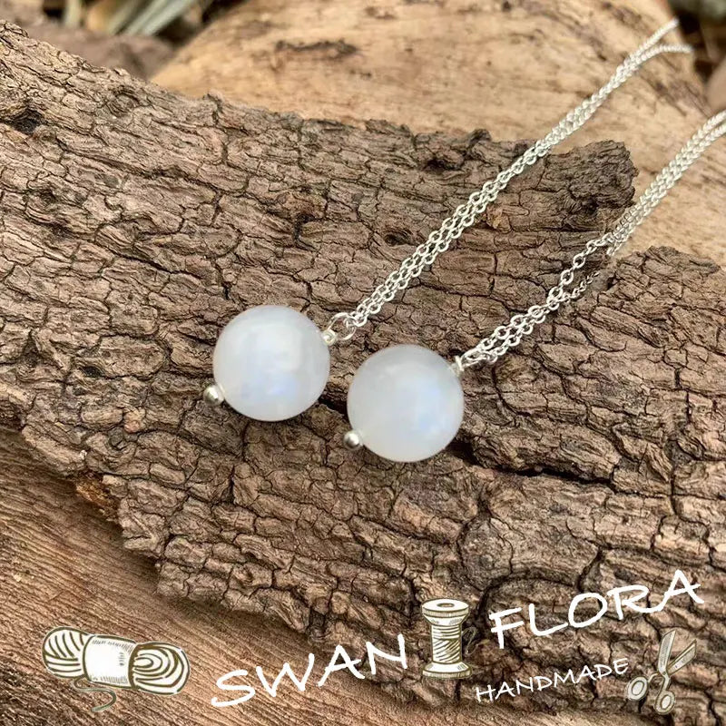 Natural Moonstone Choker Necklace For Women Gemstone High Jewelry Choker