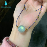Natural Moonstone Choker Necklace Labradorite Gemstone Women High Jewelry