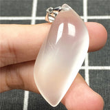 Moonstone Necklace Pendant Healing Crystal Silver Beads Jewelry AAAAA