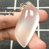 Moonstone Necklace Pendant Healing Crystal Silver Beads Jewelry AAAAA