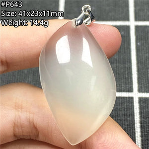 Moonstone Pendant Necklace Healing Love Gift Silver Crystal AAAAA
