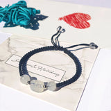 Moonstone Pixiu Rope Bracelet for Women