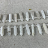 Moonstone Stone Beads 15'' Sticks Point Shape DIY Loose Beads