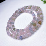 Natural Morganite Beads Jewelry Set
