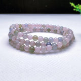 Natural Morganite Beads Jewelry Set