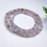 Natural Morganite Beads Jewelry Set