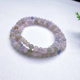 Natural Morganite Beads Jewelry Set