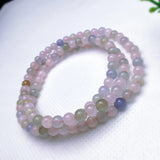 Natural Morganite Beads Jewelry Set