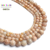 Morganite Tiger Eye Garnet Stone Round Beads 4mm 6mm 8mm 10mm