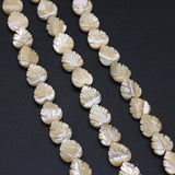 Mother Of Pearl Shell Beads Leaf-Shaped Isolation Beads For Jewelry Making