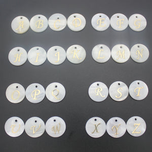 Mother Of Pearl Shell Disc Bead Charms Pendant for Jewelry Making