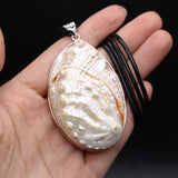 Mother Of Pearl Shell Necklace Irregular Shell Pendant Charms Women Jewelry