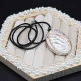 Mother Of Pearl Shell Necklace Irregular Shell Pendant Charms Women Jewelry