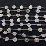 Mother of Pearl Beads Letter A-Z for DIY Necklaces Bracelets