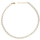 Mother of Pearl Beads Necklace Heart Star Round Shell Necklaces