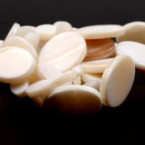 Mother of Pearl Shell Beads Oval Shape Charms for Jewelry Making