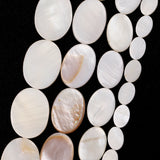 Mother of Pearl Shell Beads Oval Shape Charms for Jewelry Making