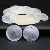 Mother of Pearl Shell Charms Beads for DIY Necklace Earrings 20pcs