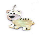 Mother of Pearl Shell Dolphin Pendant for Women Jewelry Making