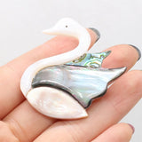 Mother of Pearl Shell Dolphin Pendant for Women Jewelry Making