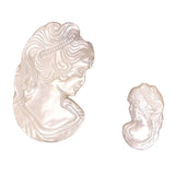 Mother-of-pearl Beads Beauty Head DIY Jewelry Pendant