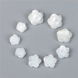 Mother-of-pearl Rose Flower Beads for DIY Jewelry