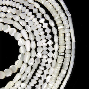 Mother-of-pearl Shell Beads Teardrop Horseshoe Snails Butterfly DIY Necklace Bra
