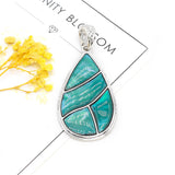 Mother-of-pearl Shell Pendants Long Water Drop Abalone Charms for Jewelry Making