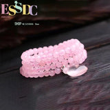 Mozambique Fox Pendant Pink Crystal Circle Bracelet