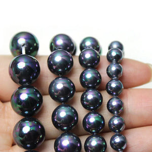 Shell Pearl Round Spacer Beads Jewelry Making DIY 15''