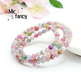 Multi-color Candy Tourmaline Crystal Bracelet for Women