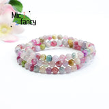 Multi-color Candy Tourmaline Crystal Bracelet for Women