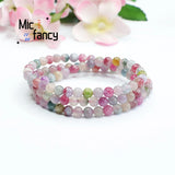 Multi-color Candy Tourmaline Crystal Bracelet for Women