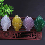 Jade Nine-tailed Fox Agate Necklace Charm for Women