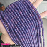 Multicolor Jades Stone Loose Beads 4mm 6mm Smooth Spacer Shape DIY Jewelry