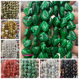 16mm Red Agates Stone Heart Beads 12Pcs