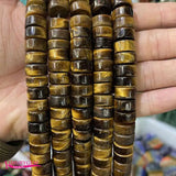 Multicolor Stone Loose Beads 6x12mm Spacer Shape DIY Jewelry Making 32Pcs