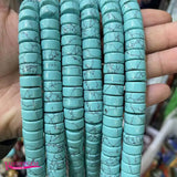Multicolor Stone Loose Beads 6x12mm Spacer Shape DIY Jewelry Making 32Pcs