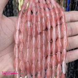 Multicolor Stone Spacer Beads 5x12mm Smooth Oval Shape DIY Jewelry Making