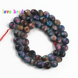 Multicolor Tiger Eye Gemstone Beads 8mm Coin Shape for Jewelry Making