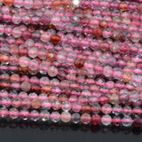 Natural Multiple Spinel Small Faceted Round Beads 2.5mm / 3.2mm
