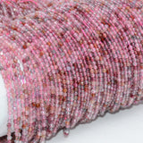 Natural Multiple Spinel Small Faceted Round Beads 2.5mm / 3.2mm