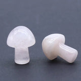 Natural Mushroom Crystal Stone Pendant with Chain